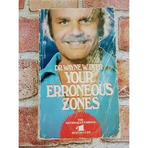 Your Erroneous Zones by Wayne Dyer - Vtg 1977 1st‎ Avon PB - Self Actualization